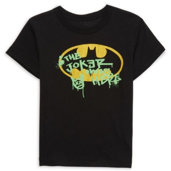 {Chaser} Boy's Batman Vs Joker Graphic Tee - Sz 14 🦇 - Picture 2 of 8